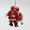 Ceramic African American Santa And Mrs. Claus Ice Skating Ornament, Gift for Her, Mom, Him, Dad, Christmas tree Décor, Wall Decor